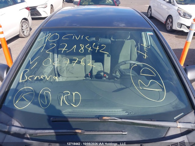 2010 Honda Civic Dx-g მანქანა იყიდება აუქციონზე, vin: 2HGFA1E48AH027762, აუქციონის ნომერი: 12718442