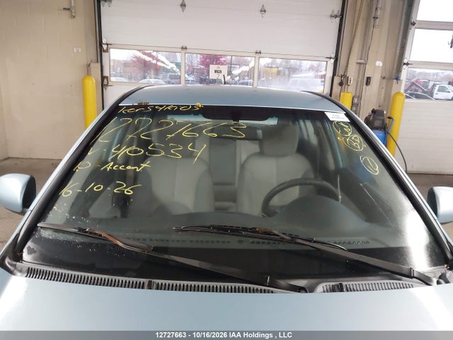 Aukcja sprzedaży 2010 Hyundai Accent Gls, vin: KMHCN4BCXAU410534, numer aukcji: 12727663