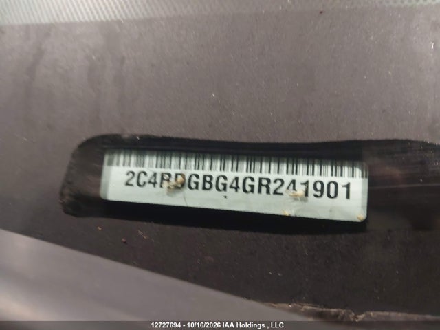 Aukcja sprzedaży 2016 Dodge Grand Caravan Se, vin: 2C4RDGBG4GR241901, numer aukcji: 12727694