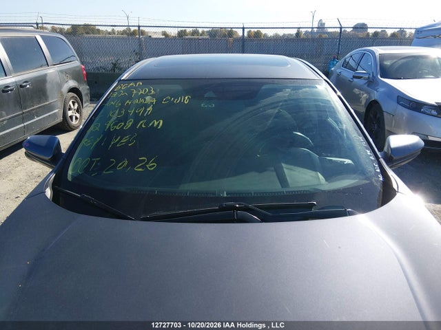 12727703 :رقم المزاد ، 2HGFC1F4XGH103449 vin ، 2016 Honda Civic Ex مزاد بيع