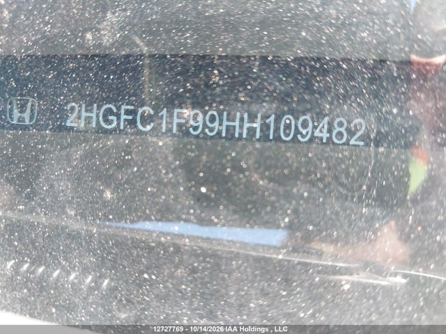 Продаж на аукціоні авто 2017 Honda Civic Touring, vin: 2HGFC1F99HH109482, номер лоту: 12727769