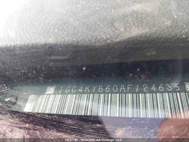 12727790 :رقم المزاد ، 1GC4KYB60AF124635 vin ، 2010 Chevrolet Silverado K2500 Heavy Duty Ltz مزاد بيع