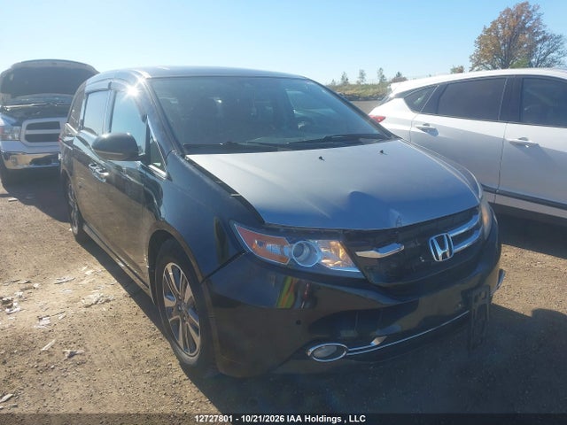 12727801 :رقم المزاد ، 5FNRL5H91GB509976 vin ، 2016 Honda Odyssey Touring مزاد بيع
