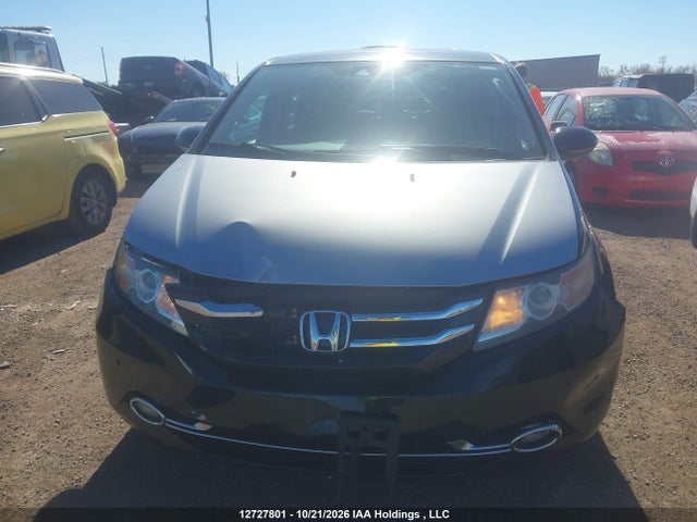 12727801 :رقم المزاد ، 5FNRL5H91GB509976 vin ، 2016 Honda Odyssey Touring مزاد بيع