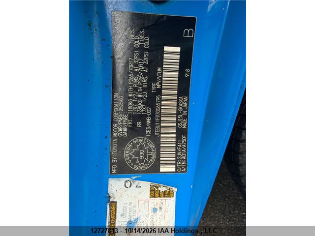 2007 Toyota Fj Cruiser მანქანა იყიდება აუქციონზე, vin: JTEBU11F970065795, აუქციონის ნომერი: 12727813