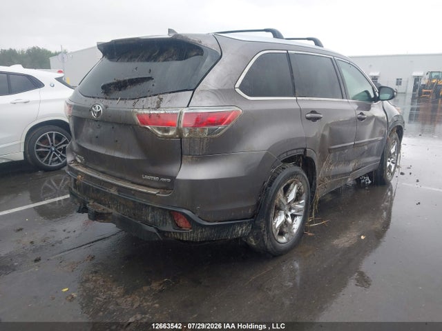 Toyota Highlander Limited 2015 5TDDKRFHXFS217574 Image 4
