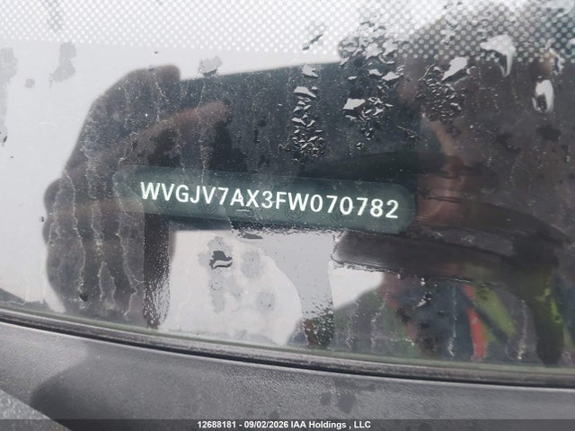 WVGJV7AX3FW070782 Volkswagen Tiguan Comfortline/highline/special Edition/trendline