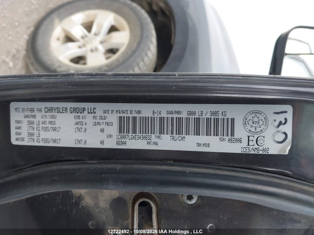 RAM 1500 Slt 2014 1C6RR7LGXES430832 Image 9