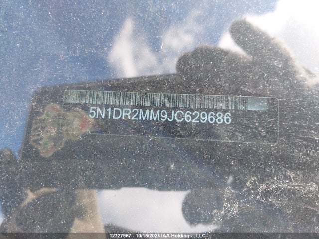 5N1DR2MM9JC629686 Nissan Pathfinder S/sv/sl/platinum