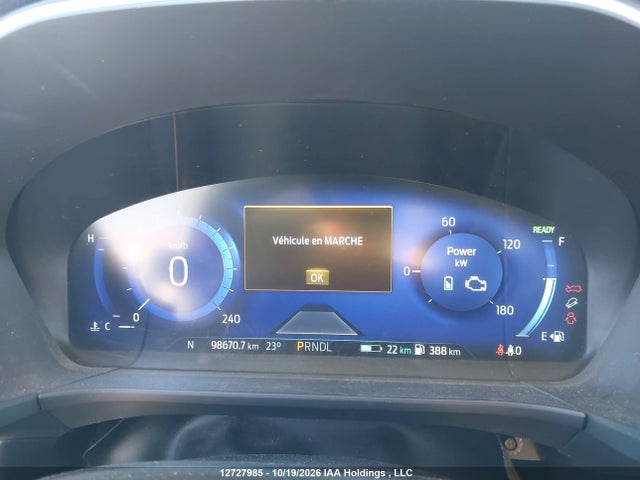 12727985 :رقم المزاد ، 1FMCU0LZ1NUA71182 vin ، 2022 Ford Escape Phev Titanium مزاد بيع