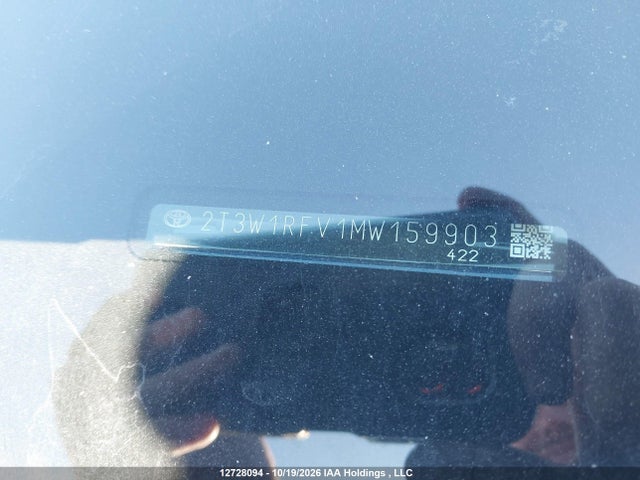 2T3W1RFV1MW159903 Toyota Rav4 Xle/xle Premium