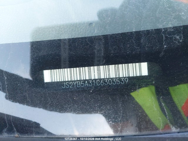 Aukcja sprzedaży 2012 Suzuki Sx4, vin: JS2YB5A31C6303539, numer aukcji: 12728367