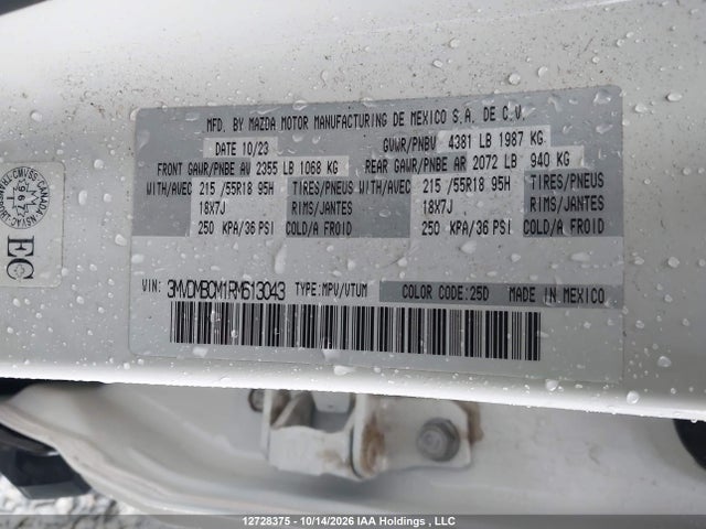 3MVDMBCM1RM613043 Mazda Cx-30 Gs