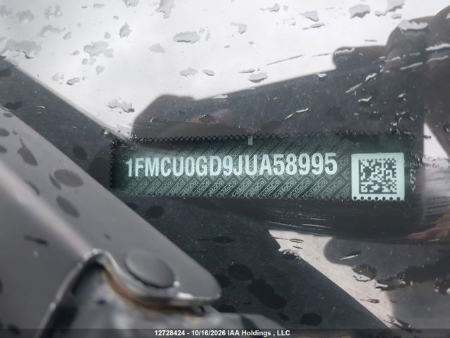 1FMCU0GD9JUA58995 Ford Escape