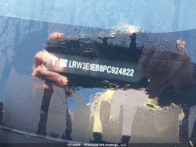 Auction sale of the 2023 Tesla Model 3 Long Range, vin: LRW3E1EB8PC924822, lot number: 12728558