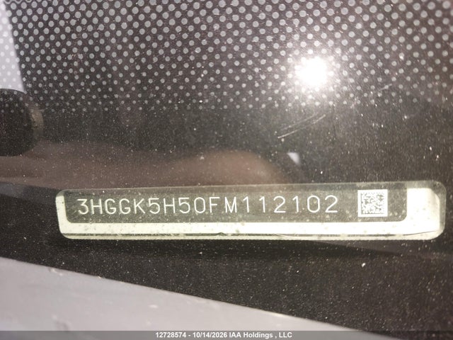 3HGGK5H50FM112102 Honda FIT LX