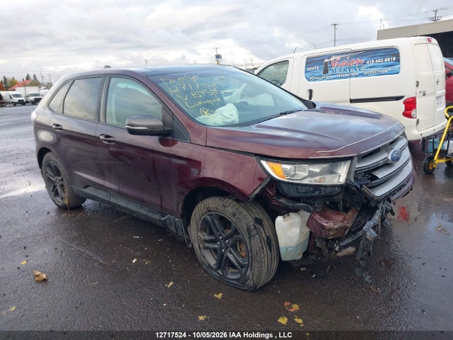 12717524 :رقم المزاد ، 2FMPK4J8XJBB45952 vin ، 2018 Ford Edge Sel مزاد بيع