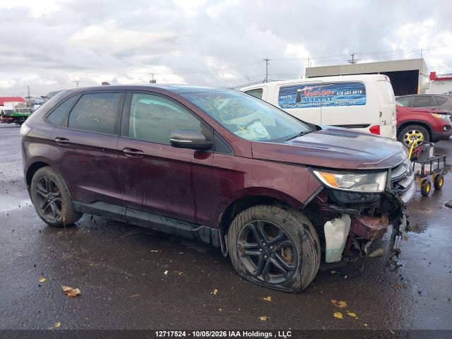 12717524 :رقم المزاد ، 2FMPK4J8XJBB45952 vin ، 2018 Ford Edge Sel مزاد بيع