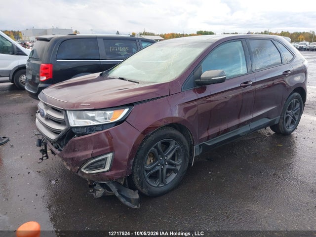 12717524 :رقم المزاد ، 2FMPK4J8XJBB45952 vin ، 2018 Ford Edge Sel مزاد بيع