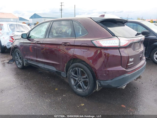 12717524 :رقم المزاد ، 2FMPK4J8XJBB45952 vin ، 2018 Ford Edge Sel مزاد بيع