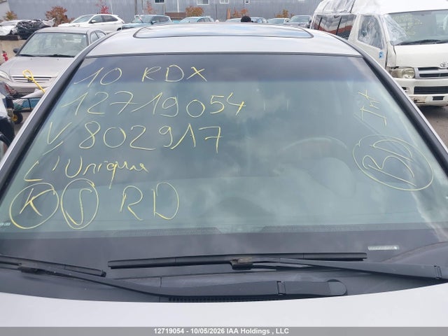 12719054 :رقم المزاد ، 5J8TB1H27AA802917 vin ، 2010 Acura Rdx مزاد بيع