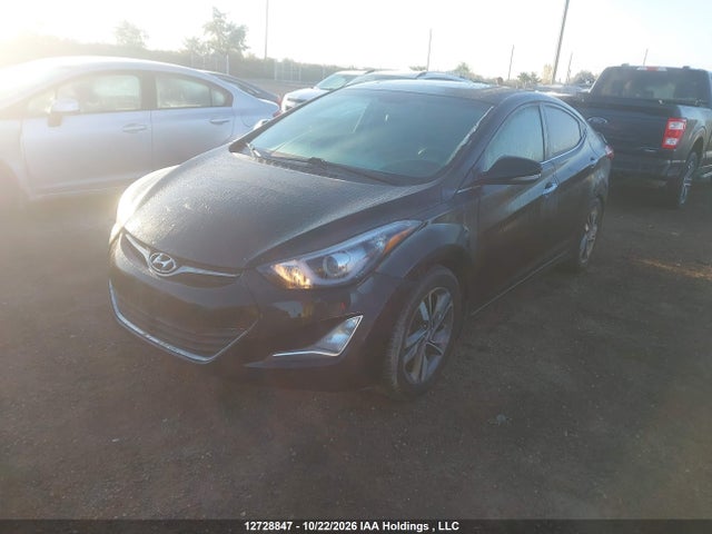 12728847 :رقم المزاد ، KMHDH4AHXGU554554 vin ، 2016 Hyundai Elantra Limited مزاد بيع