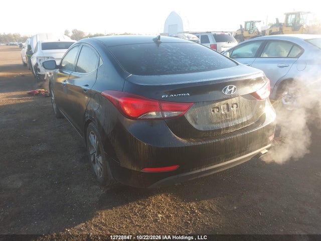 12728847 :رقم المزاد ، KMHDH4AHXGU554554 vin ، 2016 Hyundai Elantra Limited مزاد بيع