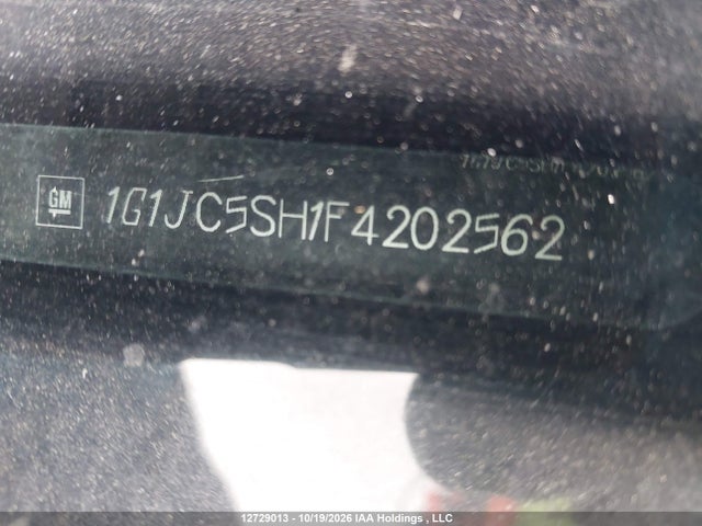 1G1JC5SH1F4202562 Chevrolet SONIC LT