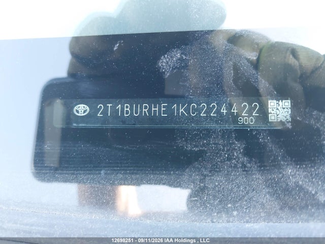 Toyota COROLLA CE 2019 2T1BURHE1KC224422 Image 17