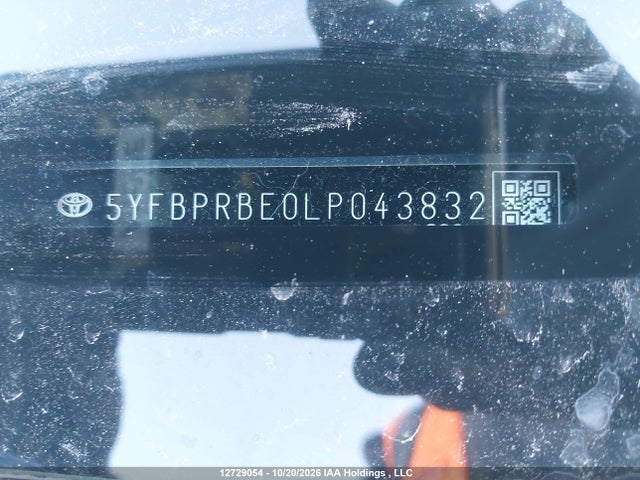 5YFBPRBE0LP043832 Toyota COROLLA L