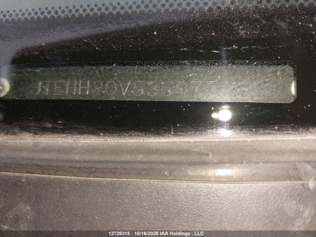12729315 :رقم المزاد ، JTEHH20V536077057 vin ، 2003 Toyota Rav4 مزاد بيع