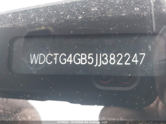 WDCTG4GB5JJ382247 Mercedes-Benz Gla 250 4matic