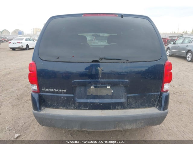 12729357 :رقم المزاد ، 1GMDU03107D135262 vin ، 2007 Pontiac Montana Sv6 Sv6 مزاد بيع