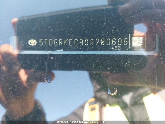 5TDGRKEC9SS280696 Toyota Sienna Le/xle/platinum/xse/limited/autono-mass