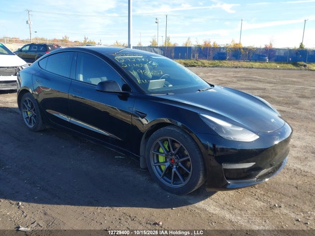 2021 Tesla Model 3 Standard Range/standard Range Plus მანქანა იყიდება აუქციონზე, vin: 5YJ3E1EA9MF986657, აუქციონის ნომერი: 12729400