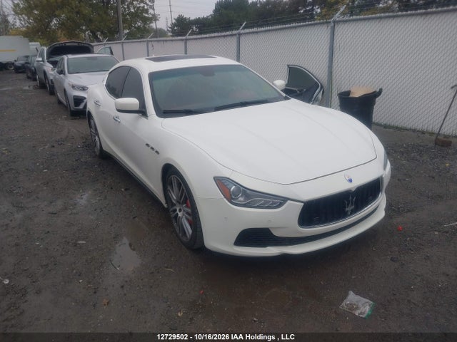 Продажа на аукционе авто 2015 Maserati Ghibli S/q4, vin: ZAM57RTA6F1137338, номер лота: 12729502