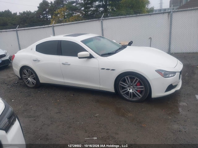 Продажа на аукционе авто 2015 Maserati Ghibli S/q4, vin: ZAM57RTA6F1137338, номер лота: 12729502