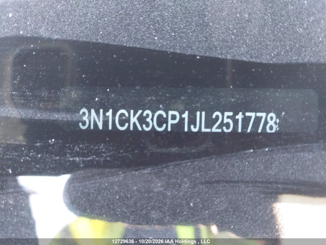 3N1CK3CP1JL251778 Nissan Micra S/sr/sv