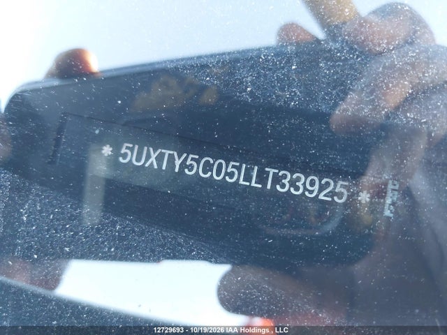 12729693 :رقم المزاد ، 5UXTY5C05LLT33925 vin ، 2020 Bmw X3 Xdrive30i مزاد بيع