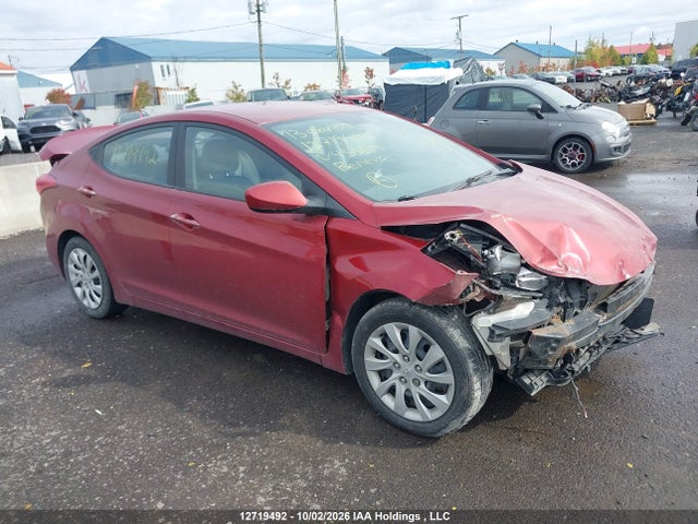 Продажа на аукционе авто 2013 Hyundai Elantra Gl, vin: 5NPDH4AE7DH433514, номер лота: 12719492