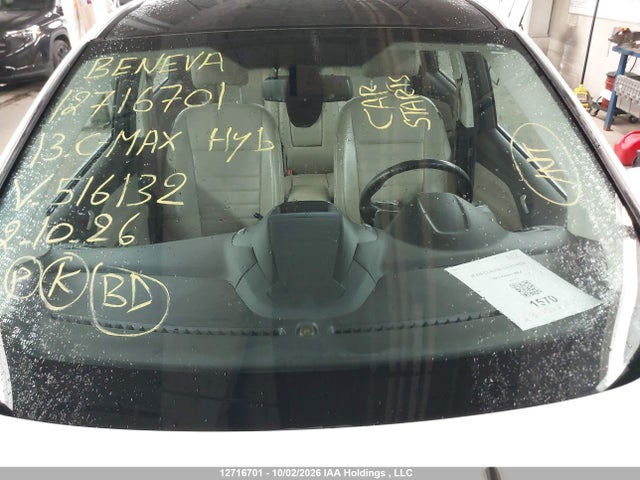 12716701 :رقم المزاد ، 1FADP5BU3DL516132 vin ، 2013 Ford C-max Hybrid Sel مزاد بيع