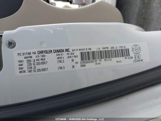 Dodge Grand Caravan Se/sxt 2014 2C4RDGBG5ER281787 Image 9