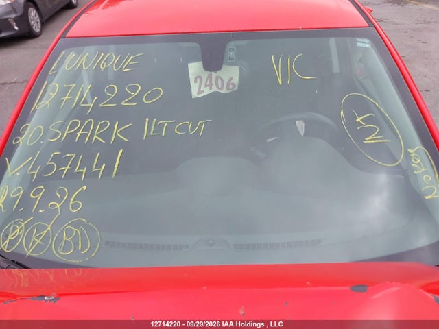 12714220 :رقم المزاد ، KL8CD6SA3LC457441 vin ، 2020 Chevrolet Spark 1lt Cvt مزاد بيع