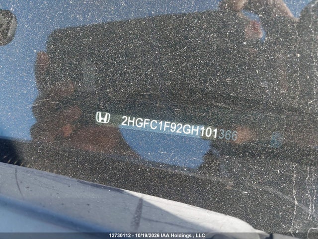 Honda Civic Touring 2016 2HGFC1F92GH101366 Image 19