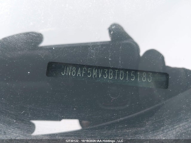 12730122 :رقم المزاد ، JN8AF5MV3BT015183 vin ، 2011 Nissan Juke Sv مزاد بيع
