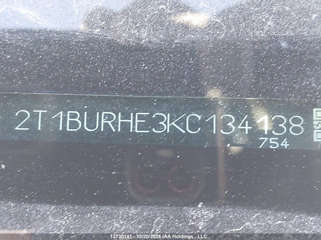 Toyota COROLLA SE 2019 2T1BURHE3KC134138 Image 19
