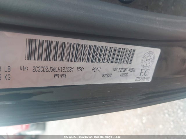 Dodge Challenger Gt 2020 2C3CDZJG0LH121584 Image 9