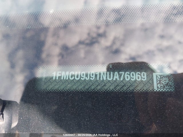 Продаж на аукціоні авто 2022 Ford Escape Titanium, vin: 1FMCU9J91NUA76969, номер лоту: 12688657