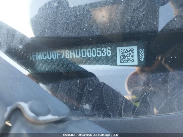2017 Ford Escape S მანქანა იყიდება აუქციონზე, vin: 1FMCU0F78HUD00536, აუქციონის ნომერი: 12706455