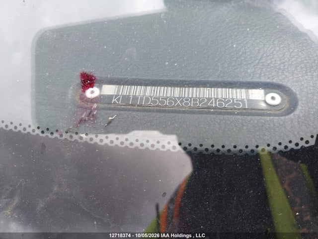 12718374 :رقم المزاد ، KL1TD556X8B246251 vin ، 2008 Chevrolet Aveo Ls مزاد بيع